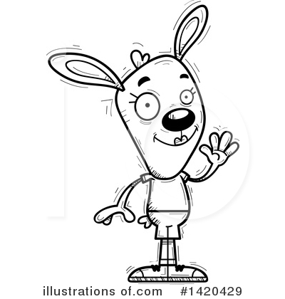 Royalty-Free (RF) Rabbit Clipart Illustration by Cory Thoman - Stock Sample #1420429