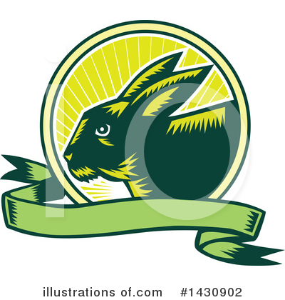 Royalty-Free (RF) Rabbit Clipart Illustration by patrimonio - Stock Sample #1430902