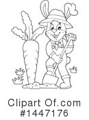 Rabbit Clipart #1447176 by visekart