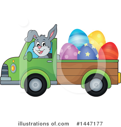 Easter Bunny Clipart #1447177 by visekart