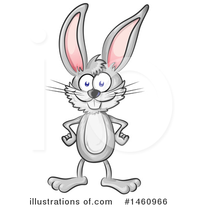 Royalty-Free (RF) Rabbit Clipart Illustration by Domenico Condello - Stock Sample #1460966