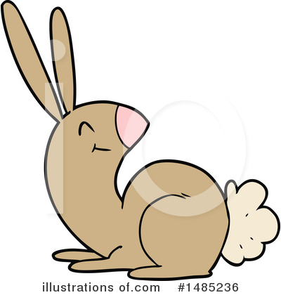Royalty-Free (RF) Rabbit Clipart Illustration by lineartestpilot - Stock Sample #1485236