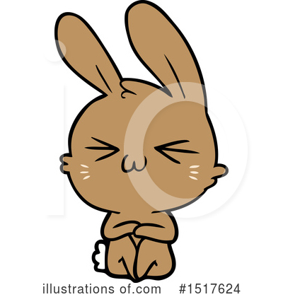 Royalty-Free (RF) Rabbit Clipart Illustration by lineartestpilot - Stock Sample #1517624