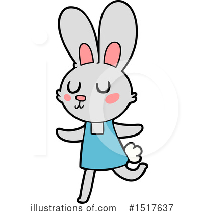Royalty-Free (RF) Rabbit Clipart Illustration by lineartestpilot - Stock Sample #1517637