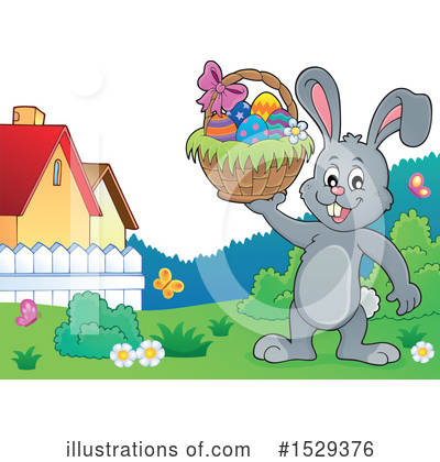 Easter Basket Clipart #1529376 by visekart