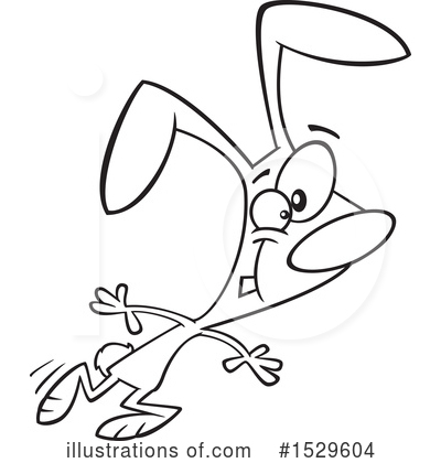 Royalty-Free (RF) Rabbit Clipart Illustration by toonaday - Stock Sample #1529604