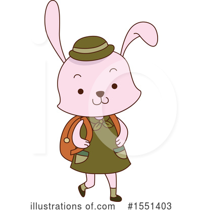Royalty-Free (RF) Rabbit Clipart Illustration by BNP Design Studio - Stock Sample #1551403
