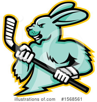 Royalty-Free (RF) Rabbit Clipart Illustration by patrimonio - Stock Sample #1568561