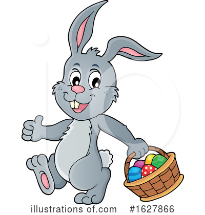 Royalty-Free (RF) Rabbit Clipart Illustration by visekart - Stock Sample #1627866