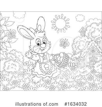 Royalty-Free (RF) Rabbit Clipart Illustration by Alex Bannykh - Stock Sample #1634032