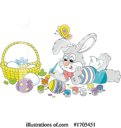 Royalty-Free (RF) Rabbit Clipart Illustration by Alex Bannykh - Stock Sample #1705451