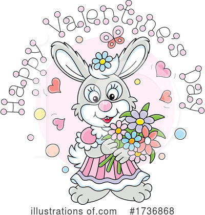 Royalty-Free (RF) Rabbit Clipart Illustration by Alex Bannykh - Stock Sample #1736868