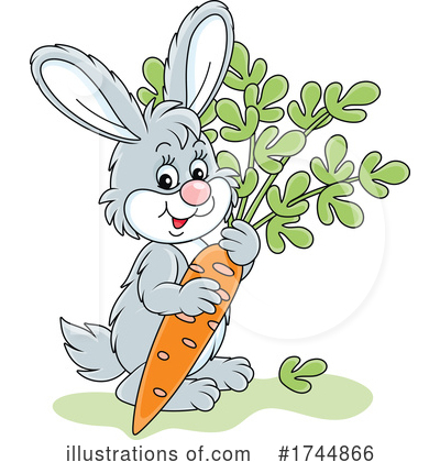 Royalty-Free (RF) Rabbit Clipart Illustration by Alex Bannykh - Stock Sample #1744866