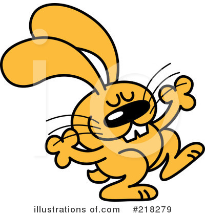 Royalty-Free (RF) Rabbit Clipart Illustration by Zooco - Stock Sample #218279