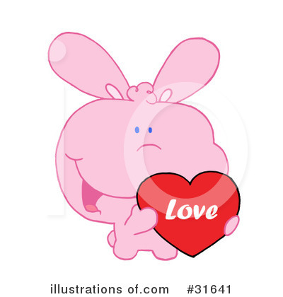 Royalty-Free (RF) Rabbit Clipart Illustration by Hit Toon - Stock Sample #31641