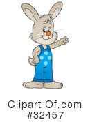 Rabbit Clipart #32457 by Alex Bannykh