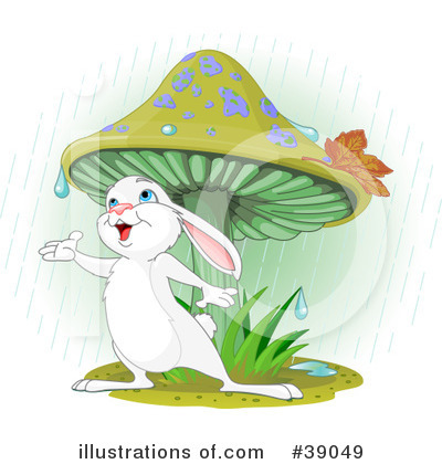 Royalty-Free (RF) Rabbit Clipart Illustration by Pushkin - Stock Sample #39049