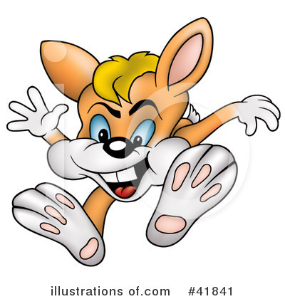 Royalty-Free (RF) Rabbit Clipart Illustration by dero - Stock Sample #41841