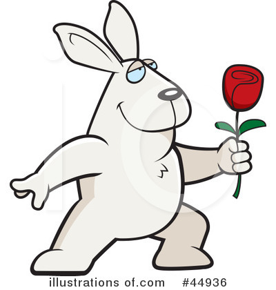 Royalty-Free (RF) Rabbit Clipart Illustration by Cory Thoman - Stock Sample #44936
