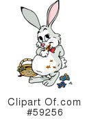 Rabbit Clipart #59256 by Dennis Holmes Designs