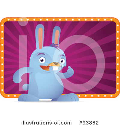 Royalty-Free (RF) Rabbit Clipart Illustration by Qiun - Stock Sample #93382