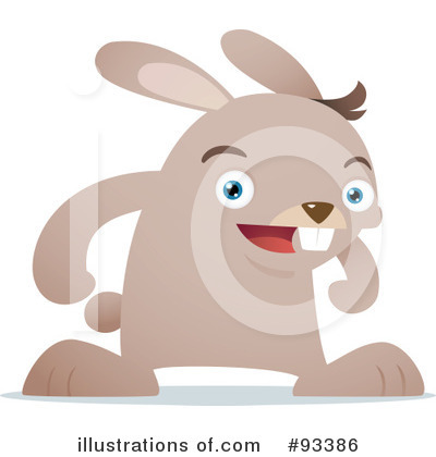 Rabbit Clipart #93386 by Qiun