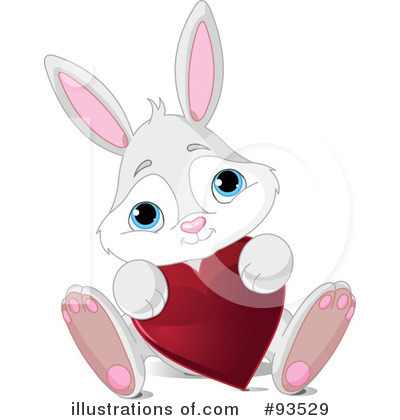 Royalty-Free (RF) Rabbit Clipart Illustration by Pushkin - Stock Sample #93529