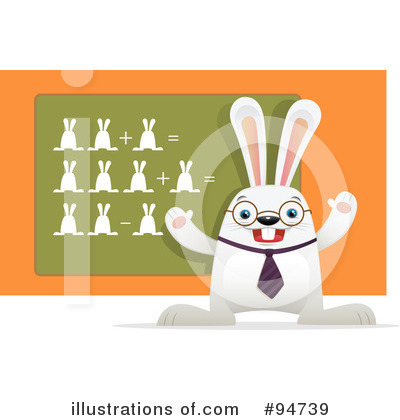Royalty-Free (RF) Rabbit Clipart Illustration by Qiun - Stock Sample #94739