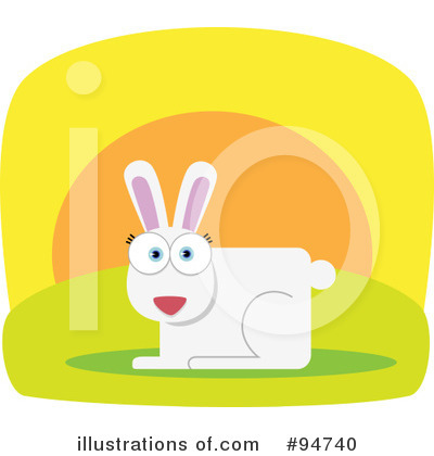 Royalty-Free (RF) Rabbit Clipart Illustration by Qiun - Stock Sample #94740