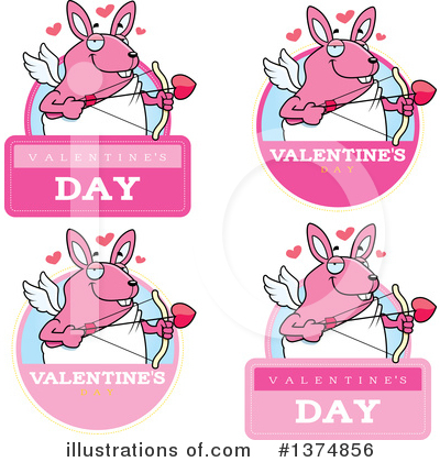 Royalty-Free (RF) Rabbit Cupid Clipart Illustration by Cory Thoman - Stock Sample #1374856