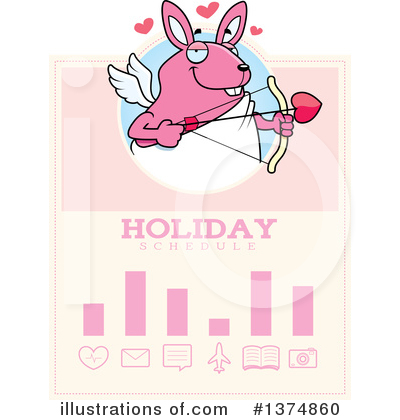 Royalty-Free (RF) Rabbit Cupid Clipart Illustration by Cory Thoman - Stock Sample #1374860
