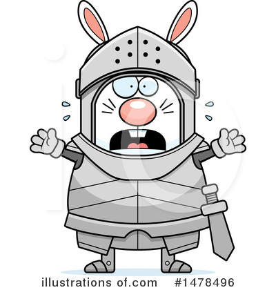 Rabbit Knight Clipart #1478496 by Cory Thoman