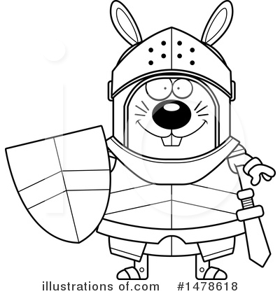 Royalty-Free (RF) Rabbit Knight Clipart Illustration by Cory Thoman - Stock Sample #1478618