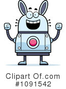 Rabbit Robot Clipart #1091542 by Cory Thoman