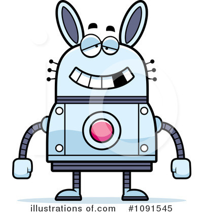 Rabbit Robot Clipart #1091545 by Cory Thoman