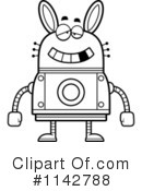 Rabbit Robot Clipart #1142788 by Cory Thoman