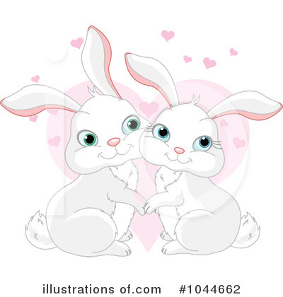 Royalty-Free (RF) Rabbits Clipart Illustration by Pushkin - Stock Sample #1044662