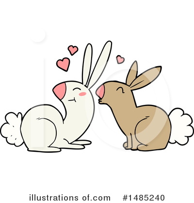 Royalty-Free (RF) Rabbits Clipart Illustration by lineartestpilot - Stock Sample #1485240