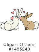 Rabbits Clipart #1485240 by lineartestpilot