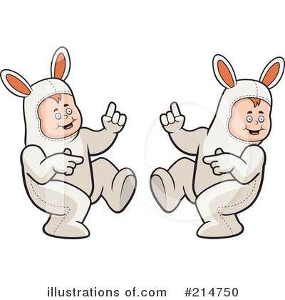 Royalty-Free (RF) Rabbits Clipart Illustration by Cory Thoman - Stock Sample #214750