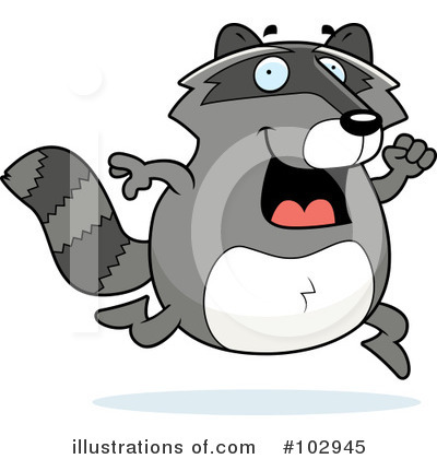 Raccoon Clipart #102945 by Cory Thoman