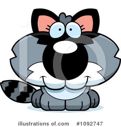Raccoons Clipart #1092747 by Cory Thoman