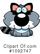 Raccoon Clipart #1092747 by Cory Thoman