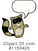 Raccoon Clipart #1159426 by lineartestpilot