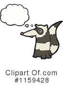 Raccoon Clipart #1159428 by lineartestpilot