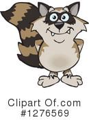 Raccoon Clipart #1276569 by Dennis Holmes Designs