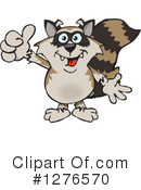 Raccoon Clipart #1276570 by Dennis Holmes Designs