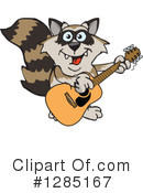 Raccoon Clipart #1285167 by Dennis Holmes Designs