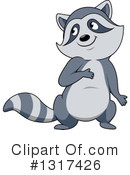 Raccoon Clipart #1317426 by Vector Tradition SM