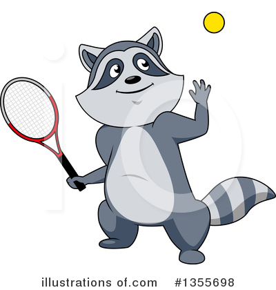 Royalty-Free (RF) Raccoon Clipart Illustration by Vector Tradition SM - Stock Sample #1355698
